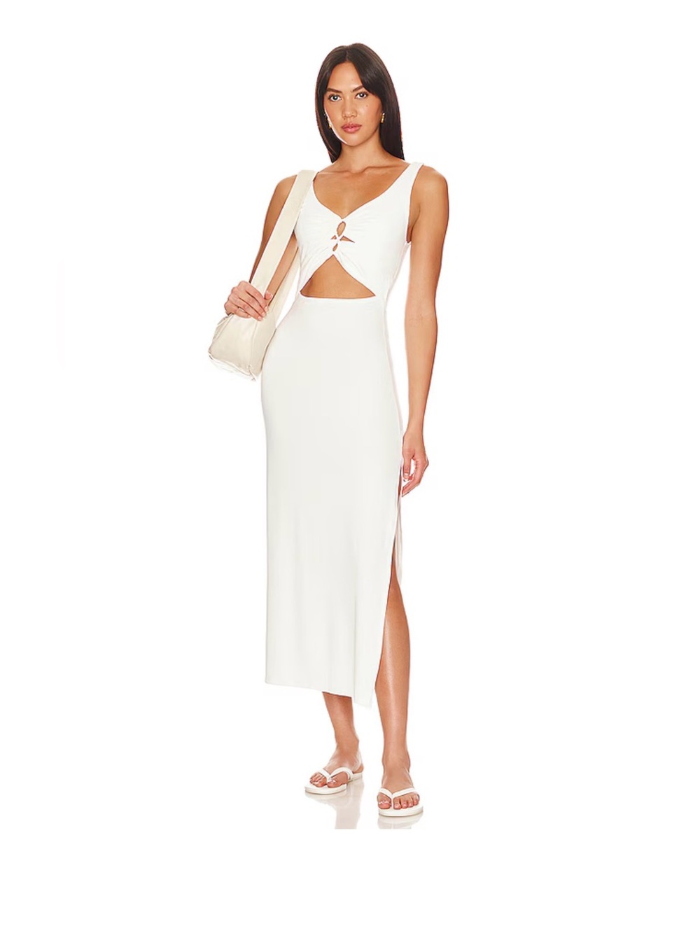 L*Space Camille Dress in Cream; Size: Medium - Picture 8 of 16